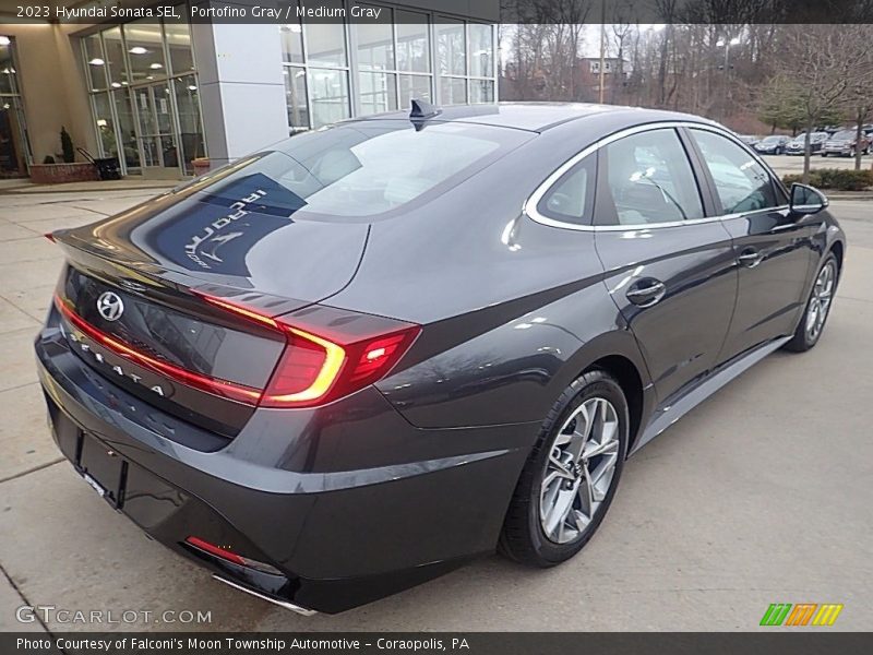 Portofino Gray / Medium Gray 2023 Hyundai Sonata SEL