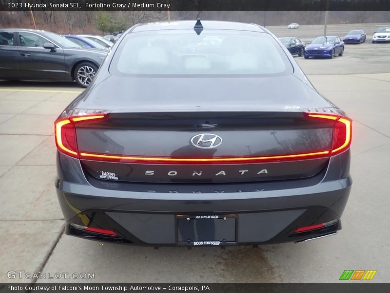 Portofino Gray / Medium Gray 2023 Hyundai Sonata SEL