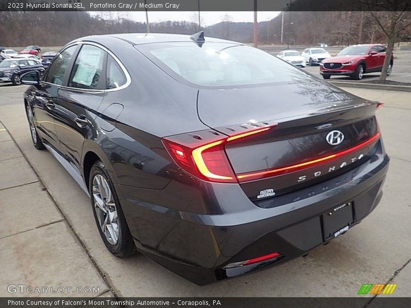 Portofino Gray / Medium Gray 2023 Hyundai Sonata SEL