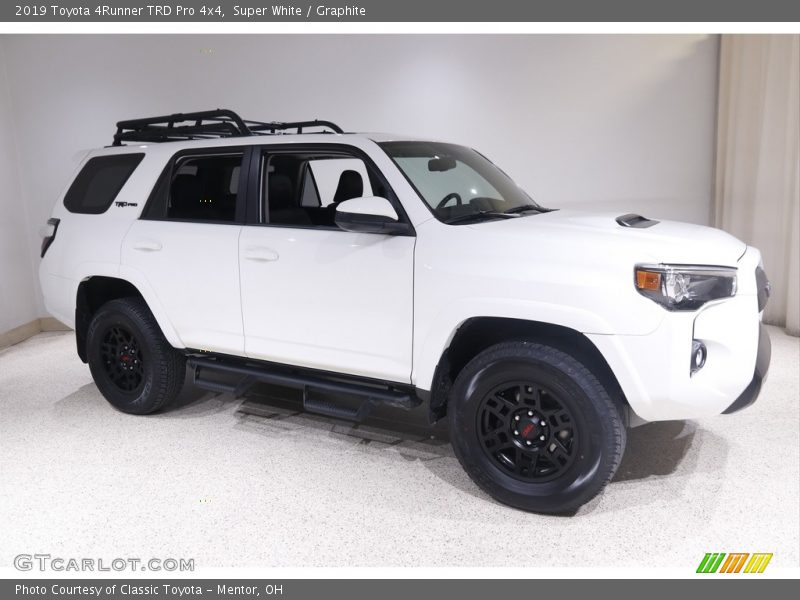 Super White / Graphite 2019 Toyota 4Runner TRD Pro 4x4