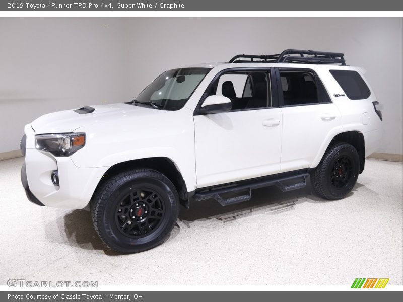 Super White / Graphite 2019 Toyota 4Runner TRD Pro 4x4