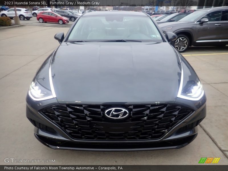 Portofino Gray / Medium Gray 2023 Hyundai Sonata SEL