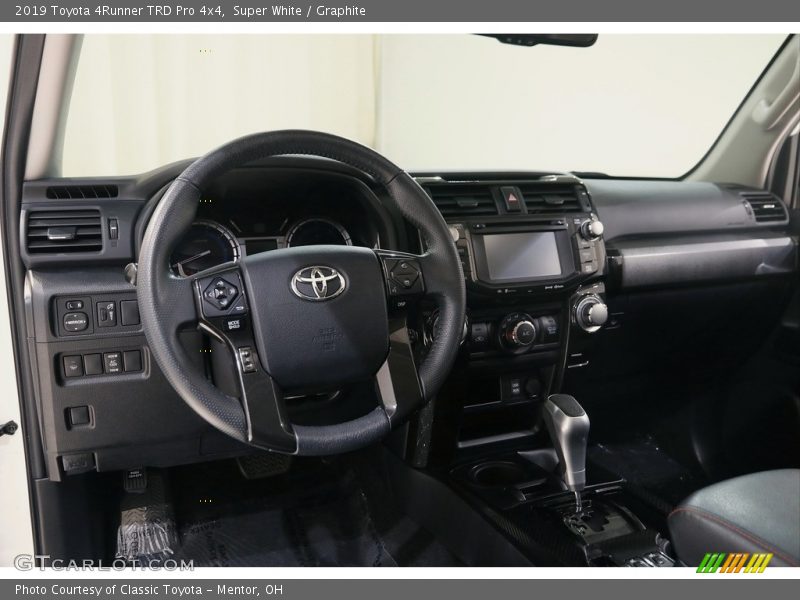 Super White / Graphite 2019 Toyota 4Runner TRD Pro 4x4