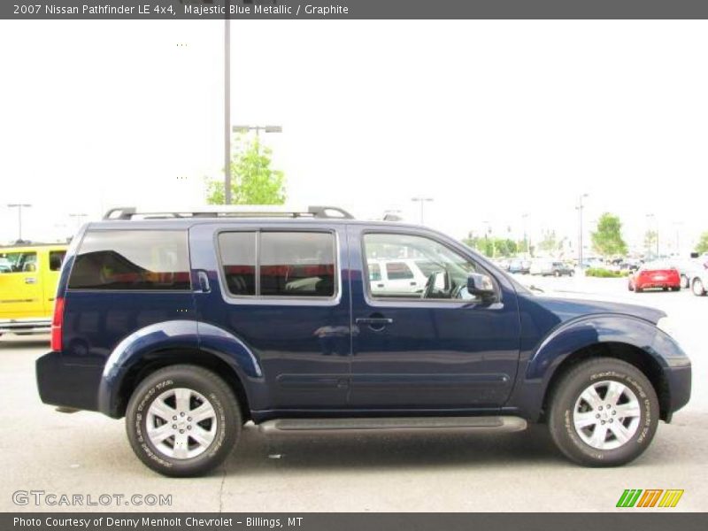 Majestic Blue Metallic / Graphite 2007 Nissan Pathfinder LE 4x4