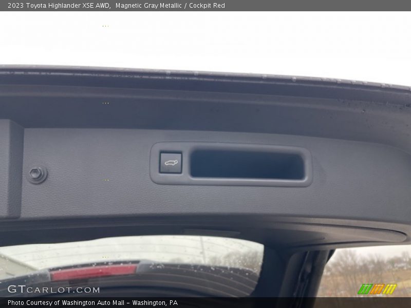 Magnetic Gray Metallic / Cockpit Red 2023 Toyota Highlander XSE AWD
