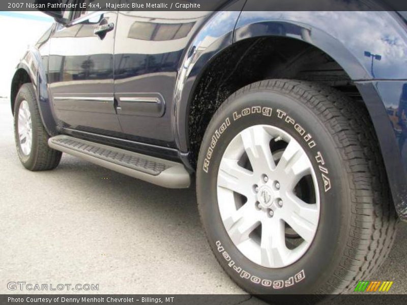 Majestic Blue Metallic / Graphite 2007 Nissan Pathfinder LE 4x4