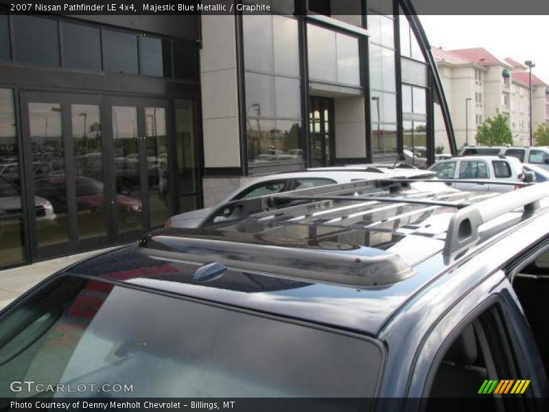 Majestic Blue Metallic / Graphite 2007 Nissan Pathfinder LE 4x4