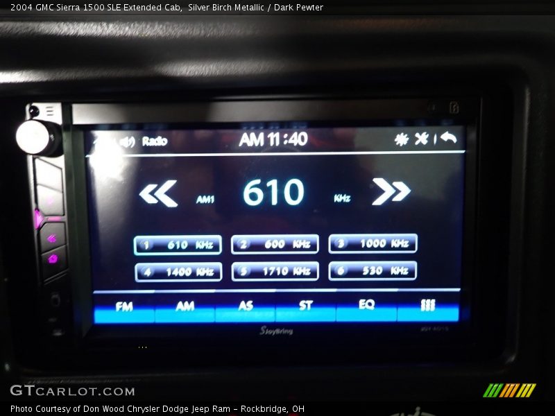 Silver Birch Metallic / Dark Pewter 2004 GMC Sierra 1500 SLE Extended Cab