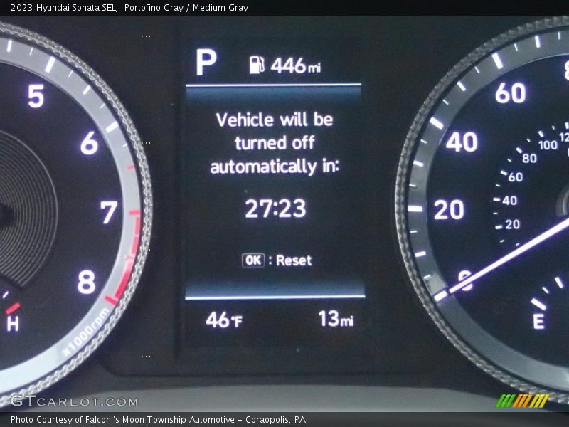 Portofino Gray / Medium Gray 2023 Hyundai Sonata SEL