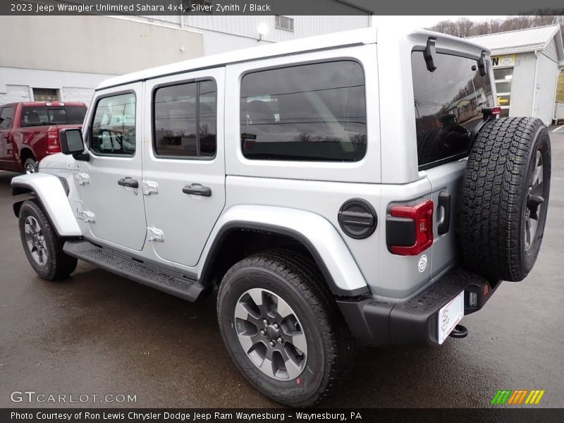 Silver Zynith / Black 2023 Jeep Wrangler Unlimited Sahara 4x4