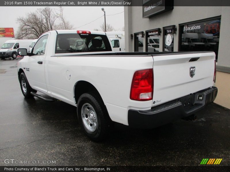 Bright White / Black/Diesel Gray 2016 Ram 1500 Tradesman Regular Cab