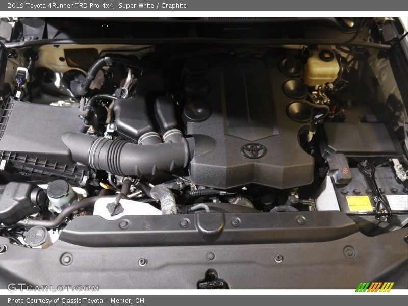 Super White / Graphite 2019 Toyota 4Runner TRD Pro 4x4
