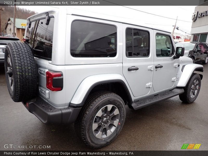 Silver Zynith / Black 2023 Jeep Wrangler Unlimited Sahara 4x4