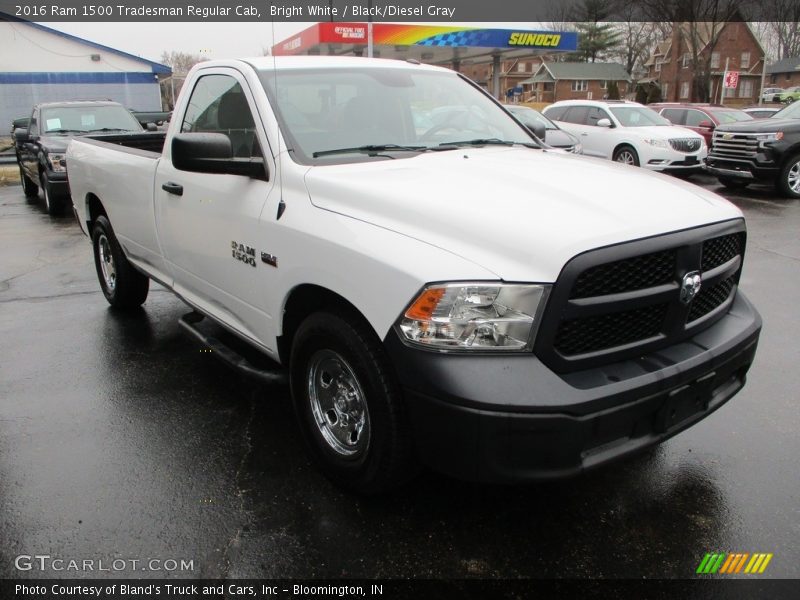 Bright White / Black/Diesel Gray 2016 Ram 1500 Tradesman Regular Cab