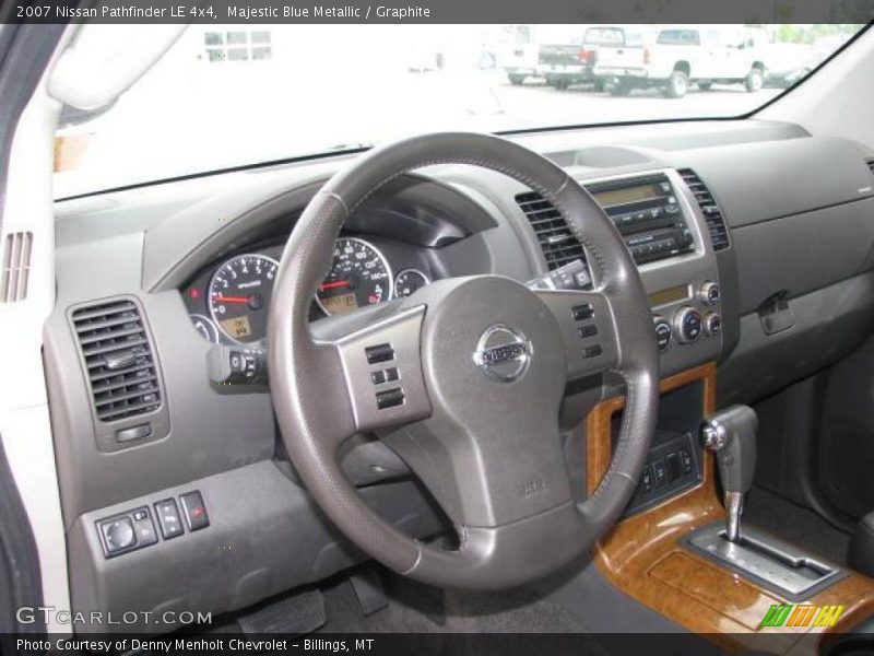 Majestic Blue Metallic / Graphite 2007 Nissan Pathfinder LE 4x4