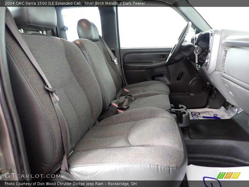 Silver Birch Metallic / Dark Pewter 2004 GMC Sierra 1500 SLE Extended Cab