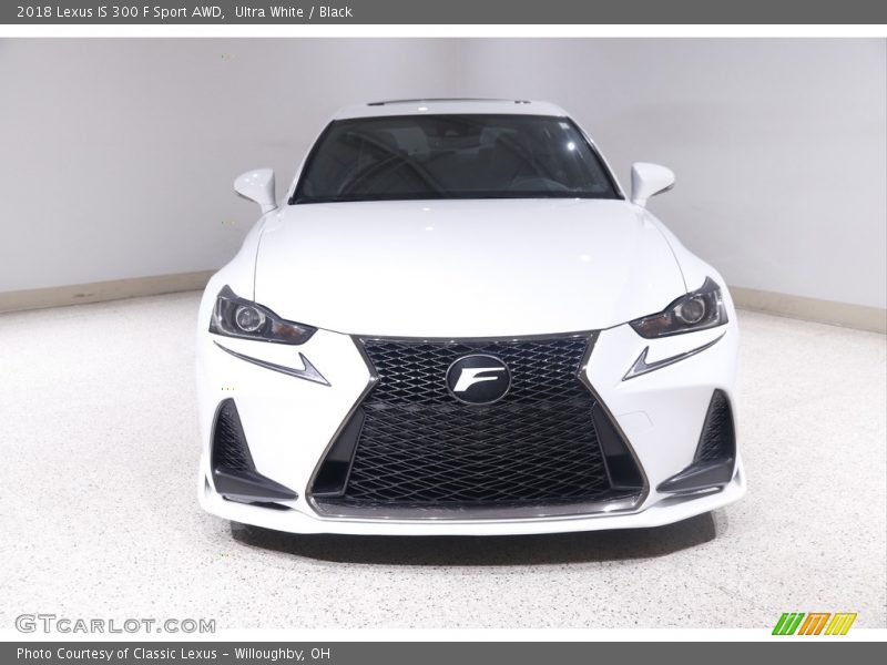 Ultra White / Black 2018 Lexus IS 300 F Sport AWD