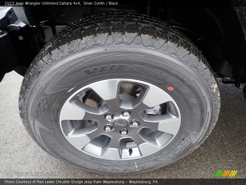 Silver Zynith / Black 2023 Jeep Wrangler Unlimited Sahara 4x4