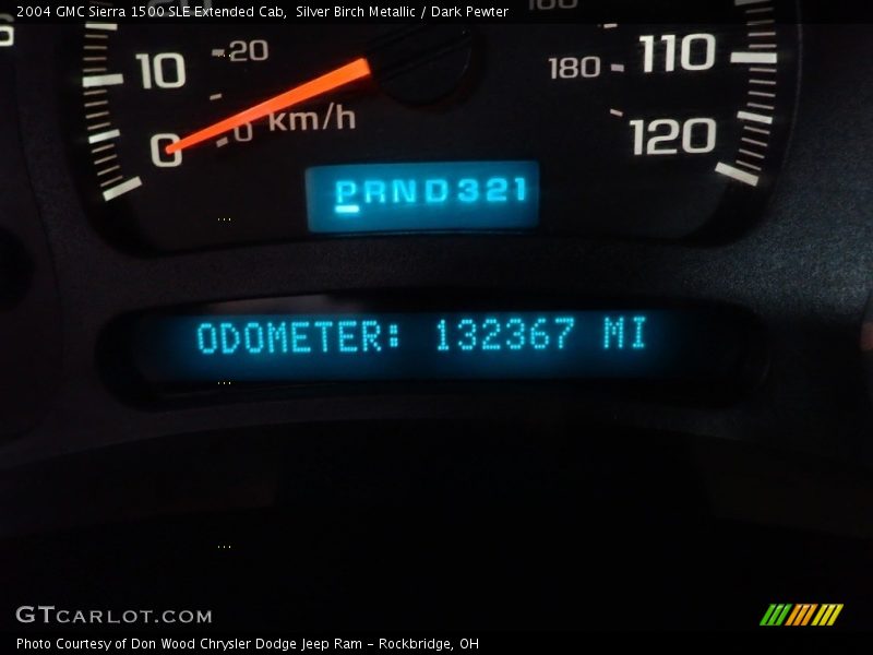 Silver Birch Metallic / Dark Pewter 2004 GMC Sierra 1500 SLE Extended Cab