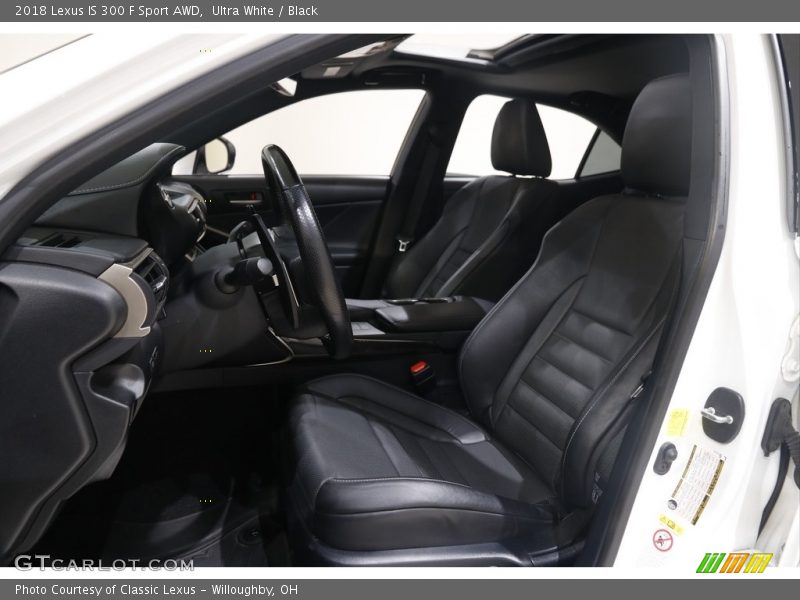 Front Seat of 2018 IS 300 F Sport AWD