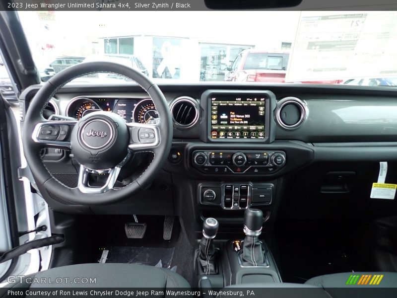 Silver Zynith / Black 2023 Jeep Wrangler Unlimited Sahara 4x4