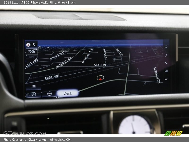 Navigation of 2018 IS 300 F Sport AWD