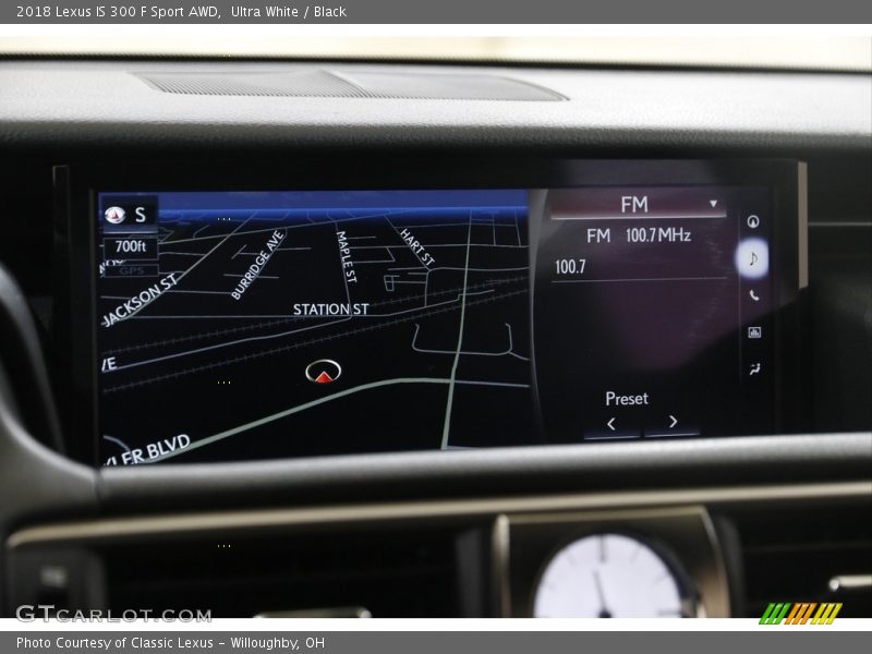 Navigation of 2018 IS 300 F Sport AWD
