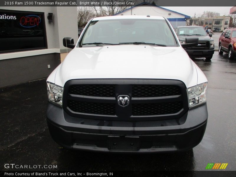 Bright White / Black/Diesel Gray 2016 Ram 1500 Tradesman Regular Cab