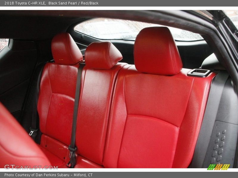Black Sand Pearl / Red/Black 2018 Toyota C-HR XLE