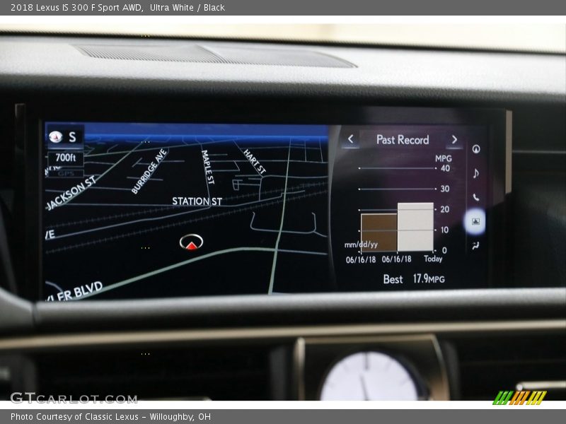 Ultra White / Black 2018 Lexus IS 300 F Sport AWD