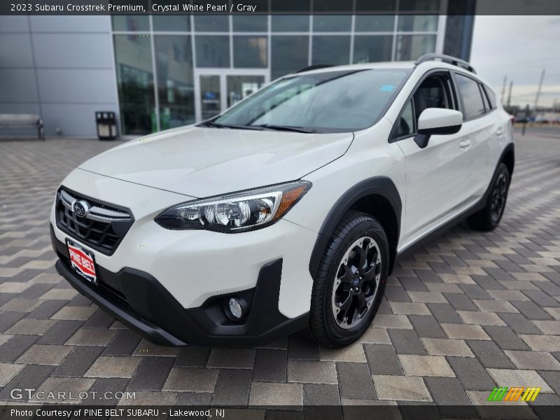 Crystal White Pearl / Gray 2023 Subaru Crosstrek Premium