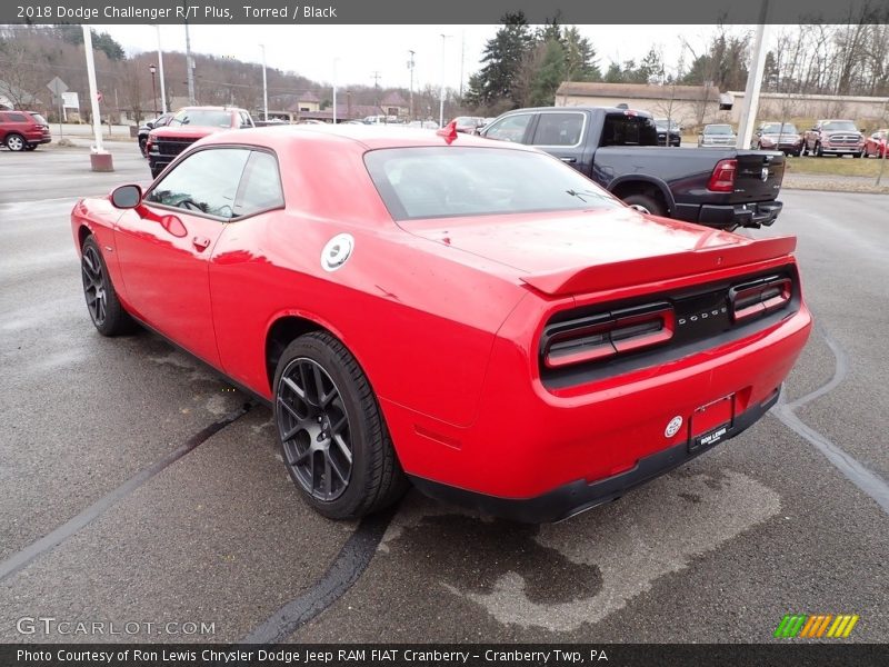 Torred / Black 2018 Dodge Challenger R/T Plus