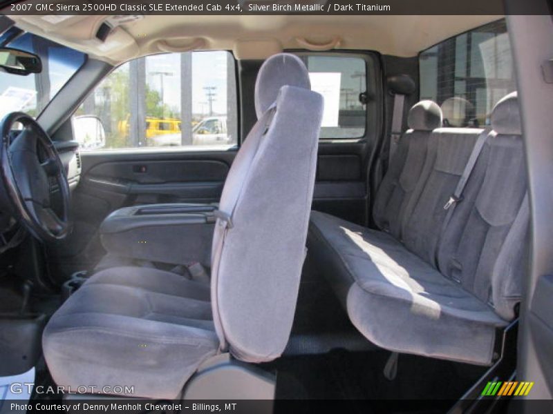 Silver Birch Metallic / Dark Titanium 2007 GMC Sierra 2500HD Classic SLE Extended Cab 4x4
