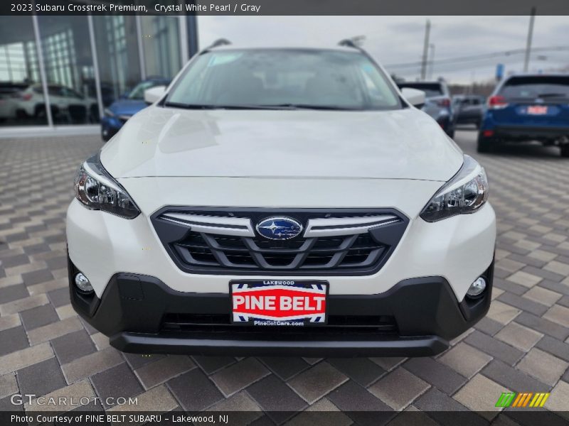 Crystal White Pearl / Gray 2023 Subaru Crosstrek Premium