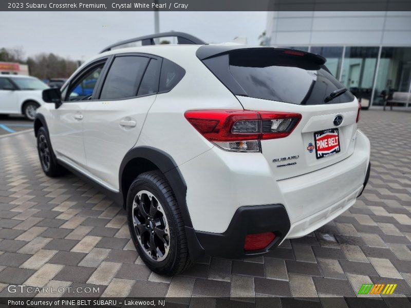 Crystal White Pearl / Gray 2023 Subaru Crosstrek Premium