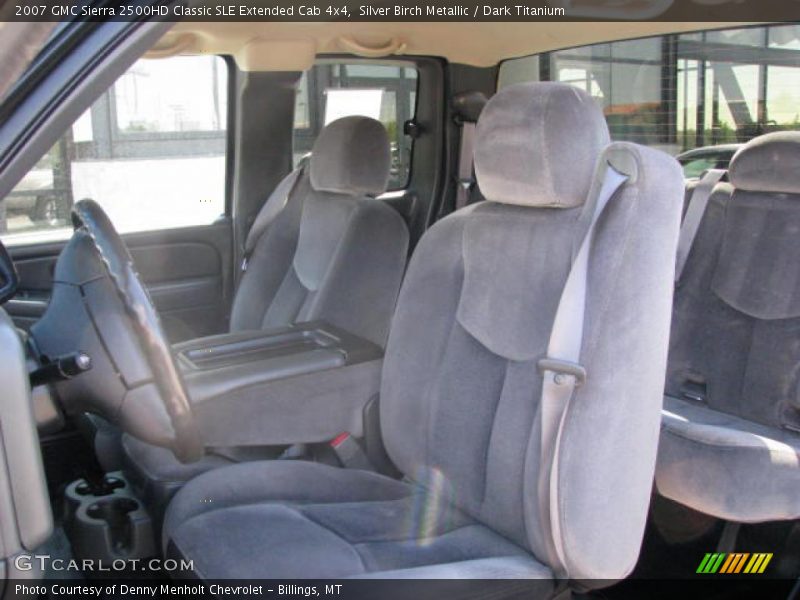 Silver Birch Metallic / Dark Titanium 2007 GMC Sierra 2500HD Classic SLE Extended Cab 4x4