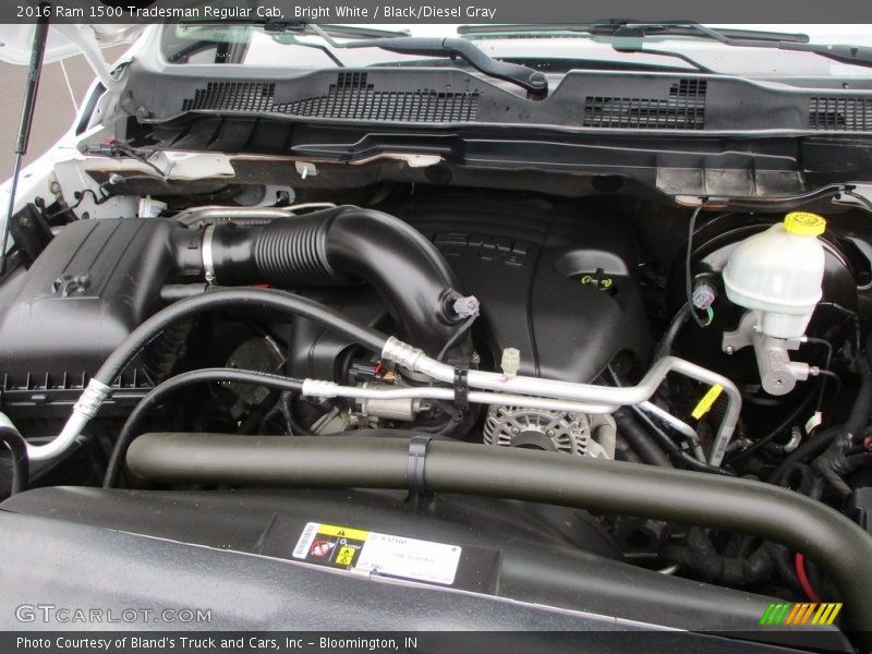 Bright White / Black/Diesel Gray 2016 Ram 1500 Tradesman Regular Cab