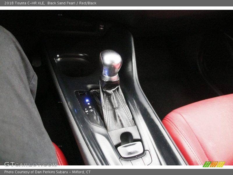 Black Sand Pearl / Red/Black 2018 Toyota C-HR XLE