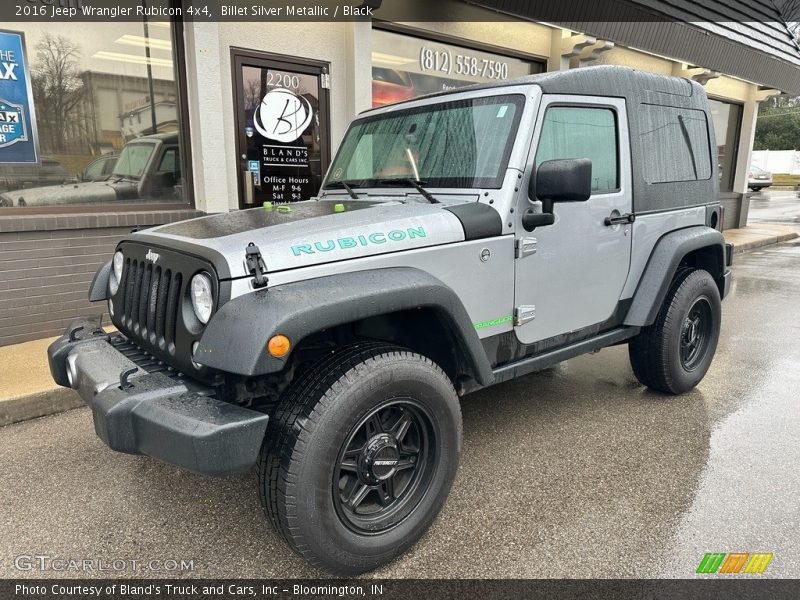 Billet Silver Metallic / Black 2016 Jeep Wrangler Rubicon 4x4