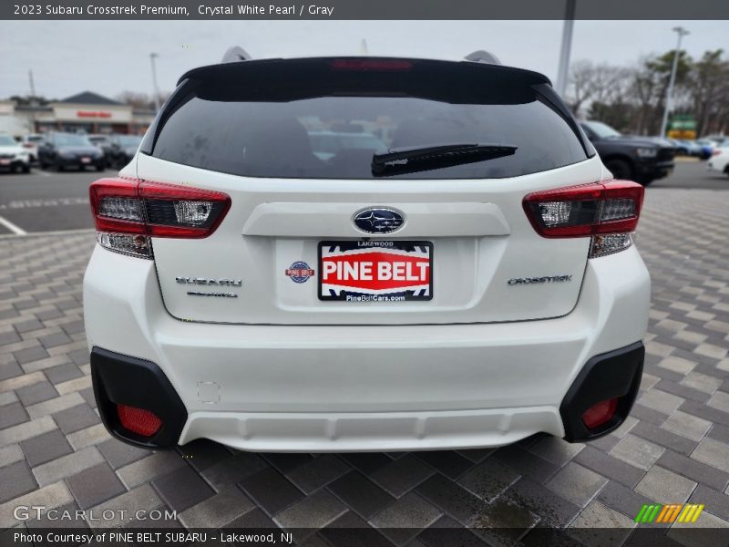 Crystal White Pearl / Gray 2023 Subaru Crosstrek Premium