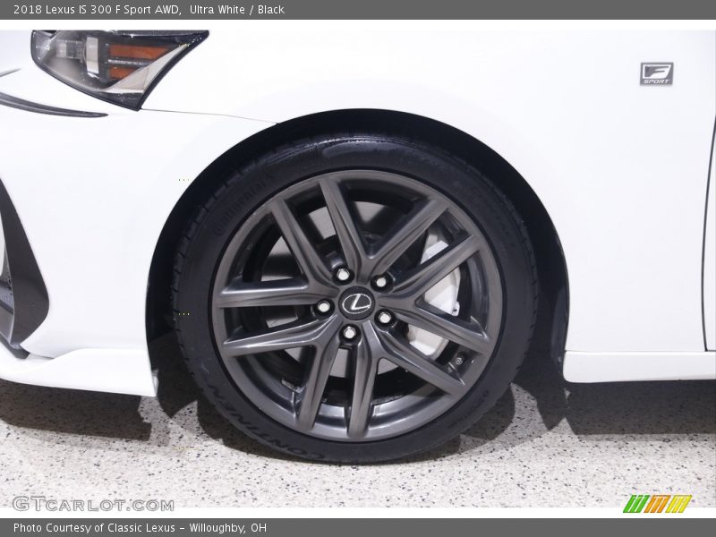  2018 IS 300 F Sport AWD Wheel