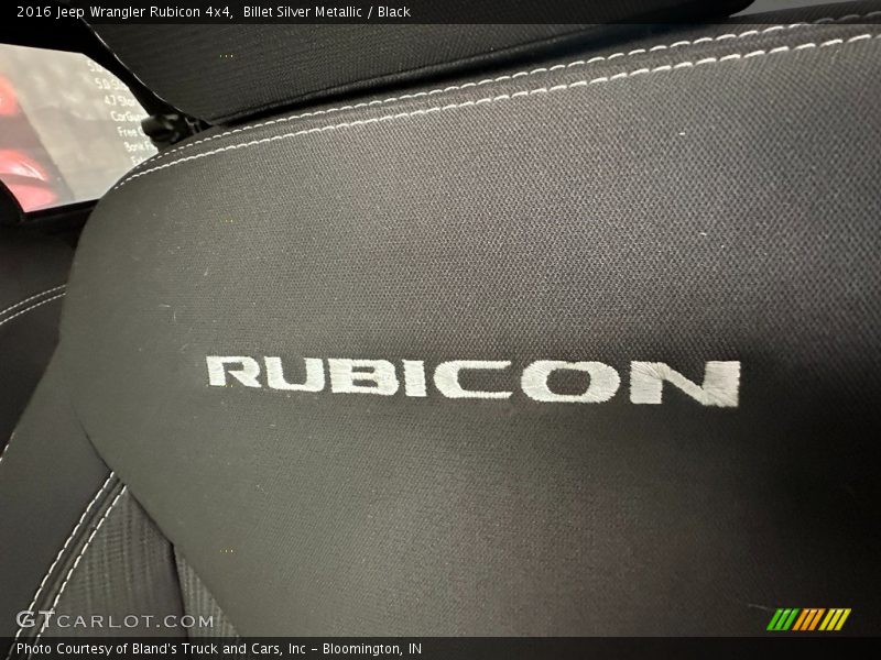 Billet Silver Metallic / Black 2016 Jeep Wrangler Rubicon 4x4