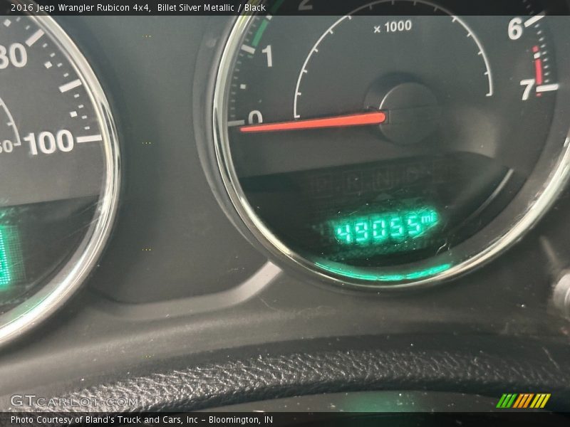Billet Silver Metallic / Black 2016 Jeep Wrangler Rubicon 4x4