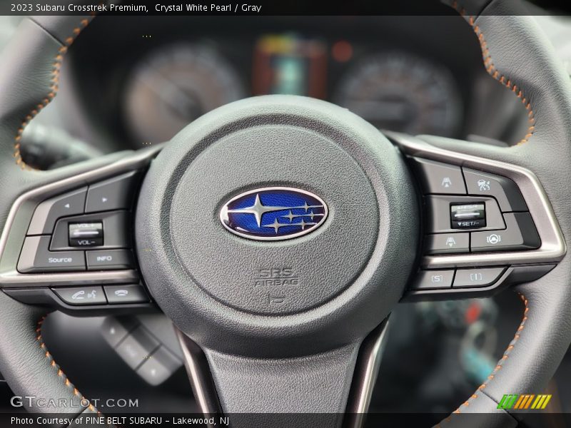 Crystal White Pearl / Gray 2023 Subaru Crosstrek Premium