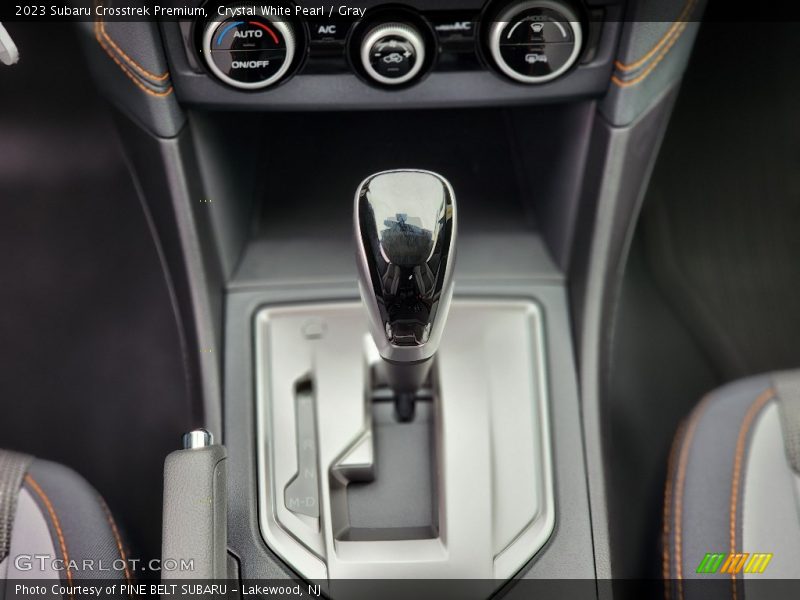 Crystal White Pearl / Gray 2023 Subaru Crosstrek Premium