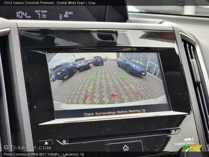 Crystal White Pearl / Gray 2023 Subaru Crosstrek Premium