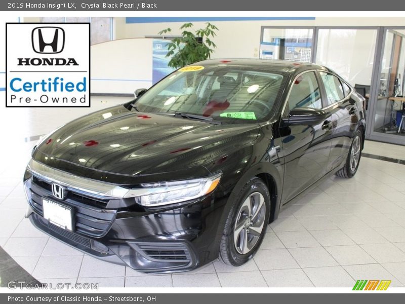 Crystal Black Pearl / Black 2019 Honda Insight LX