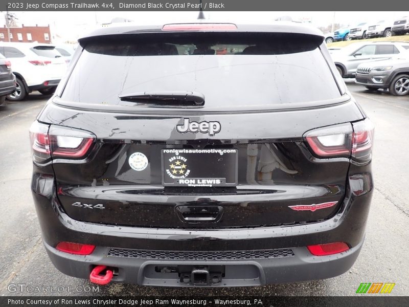 Diamond Black Crystal Pearl / Black 2023 Jeep Compass Trailhawk 4x4