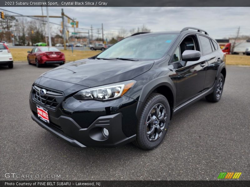 Crystal Black Silica / Gray 2023 Subaru Crosstrek Sport