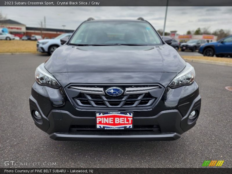 Crystal Black Silica / Gray 2023 Subaru Crosstrek Sport